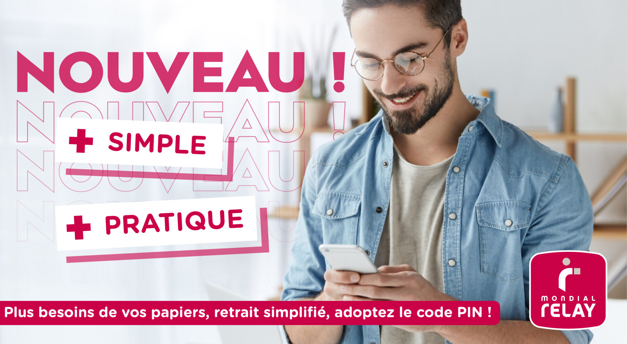 Pub display pour Mondial Relay